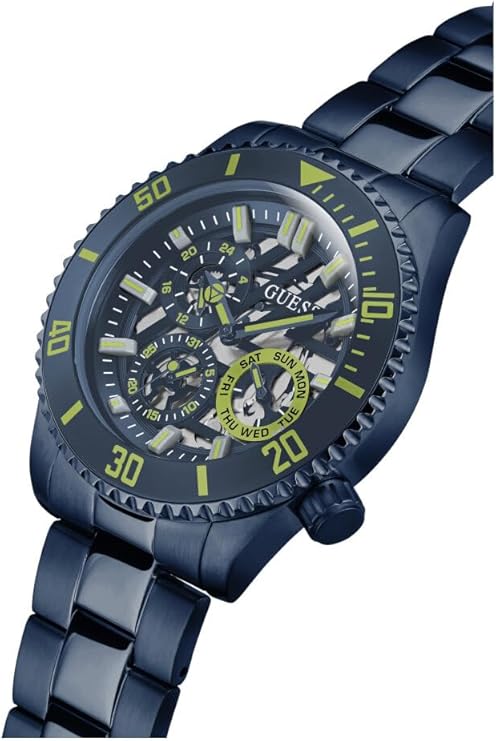 GUESS Navy Multi-function Mens Watch - GW0488G4