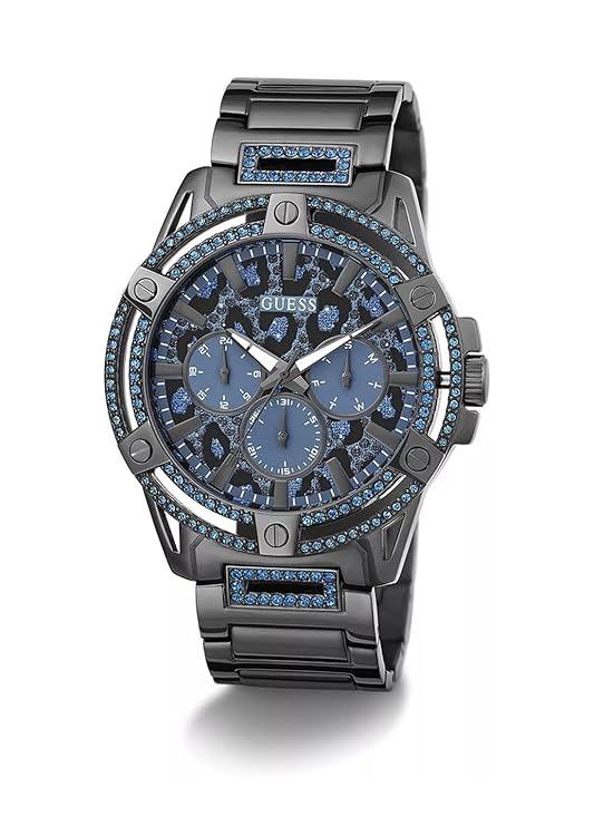 GUESS Gunmetal Multi-function Men's Watch - GW0497G5