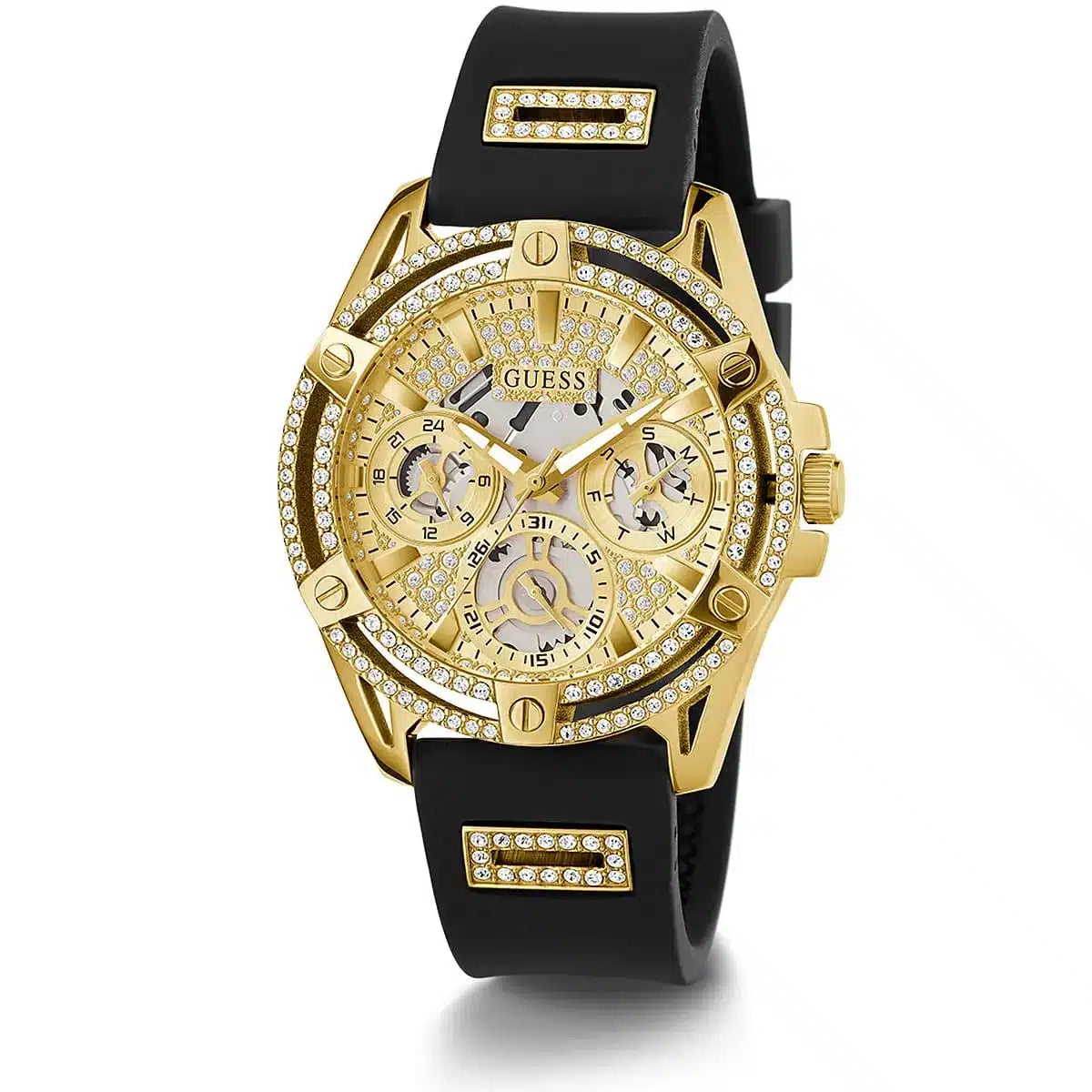 Guess Champagne Dial Gold Women's Watch - GW0536L3