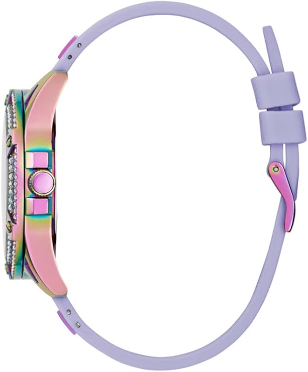 GUESS Purple Iridescent Multi-function Ladies Watch - GW0536L4