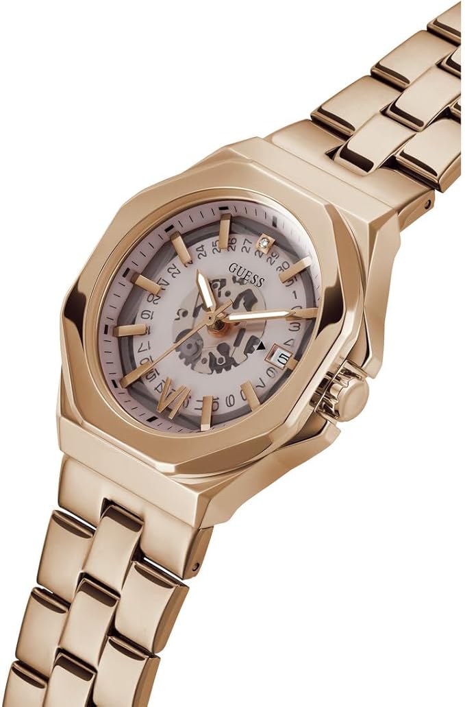 GUESS 34mm Rose Gold Tone Case Ladies Watch - GW0551L3