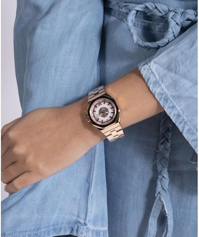 GUESS 34mm Rose Gold Tone Case Ladies Watch - GW0551L3