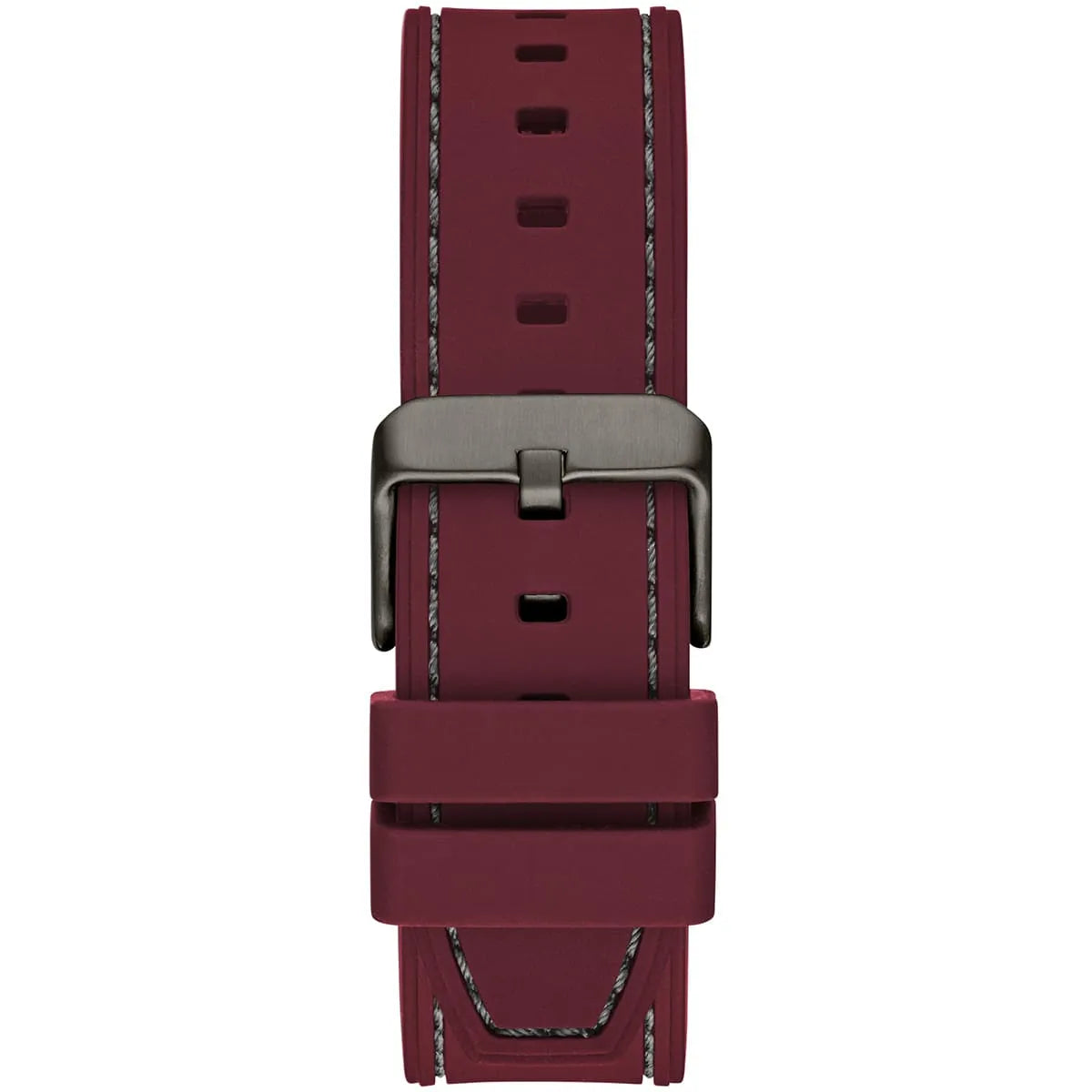 GUESS 42mm Red Strap Gunmetal Men's Watch - GW0571G4