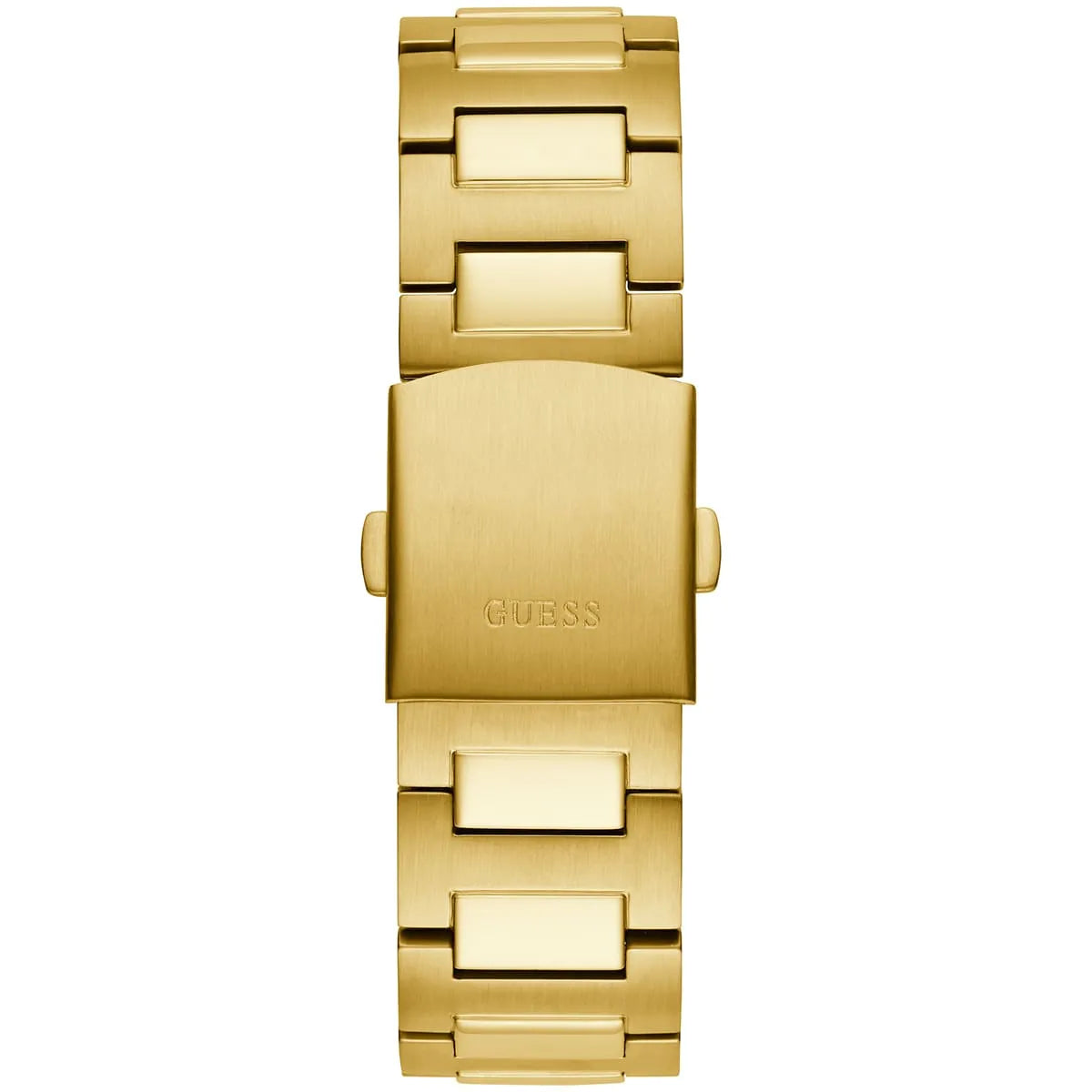 Guess GW0572G2 gold-tone stainless steel link bracelet with logo clasp