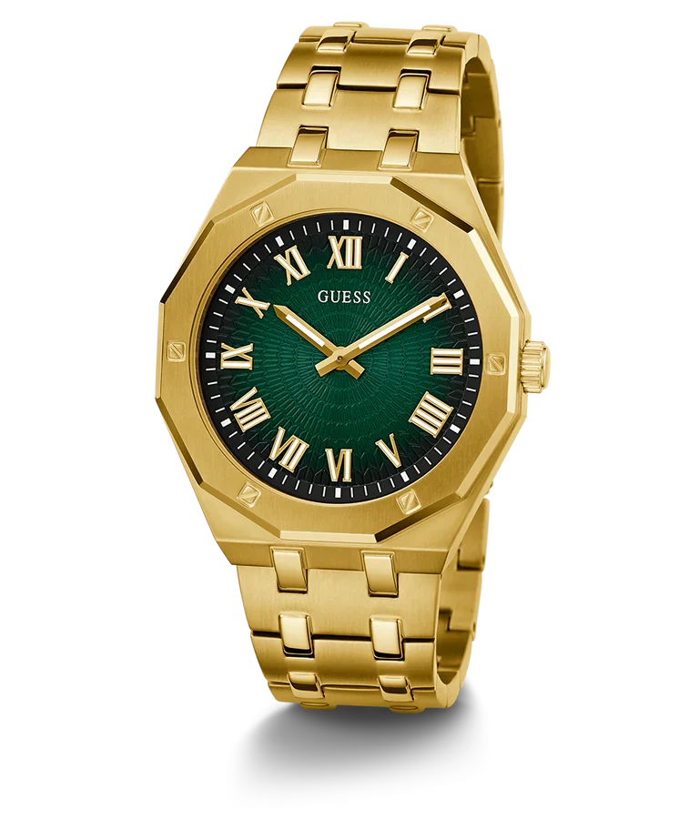 GUESS Gold Tone Analog Mens Watch - GW0575G2