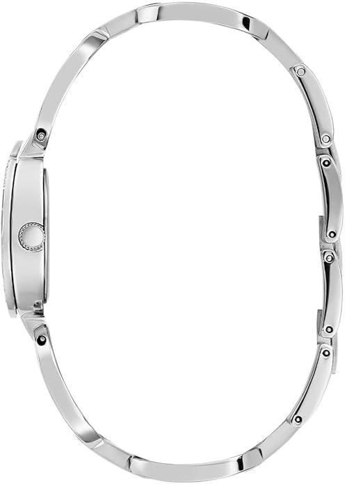 Side view of GUESS GW0683L1 stainless steel link bracelet