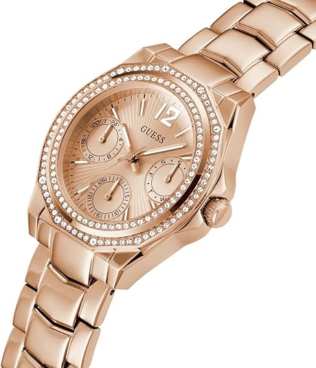 Guess Rose Gold Tone Multi-function Women's Watch - GW0685L3