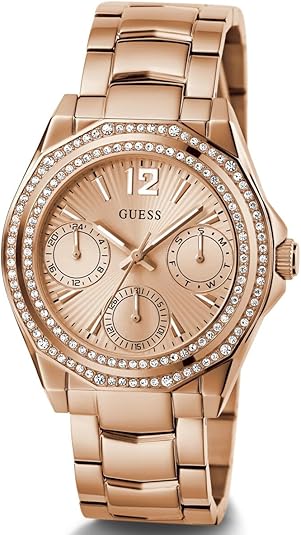 Guess Rose Gold Tone Multi-function Women's Watch - GW0685L3