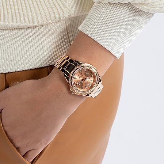 Guess Rose Gold Tone Multi-function Women's Watch - GW0685L3