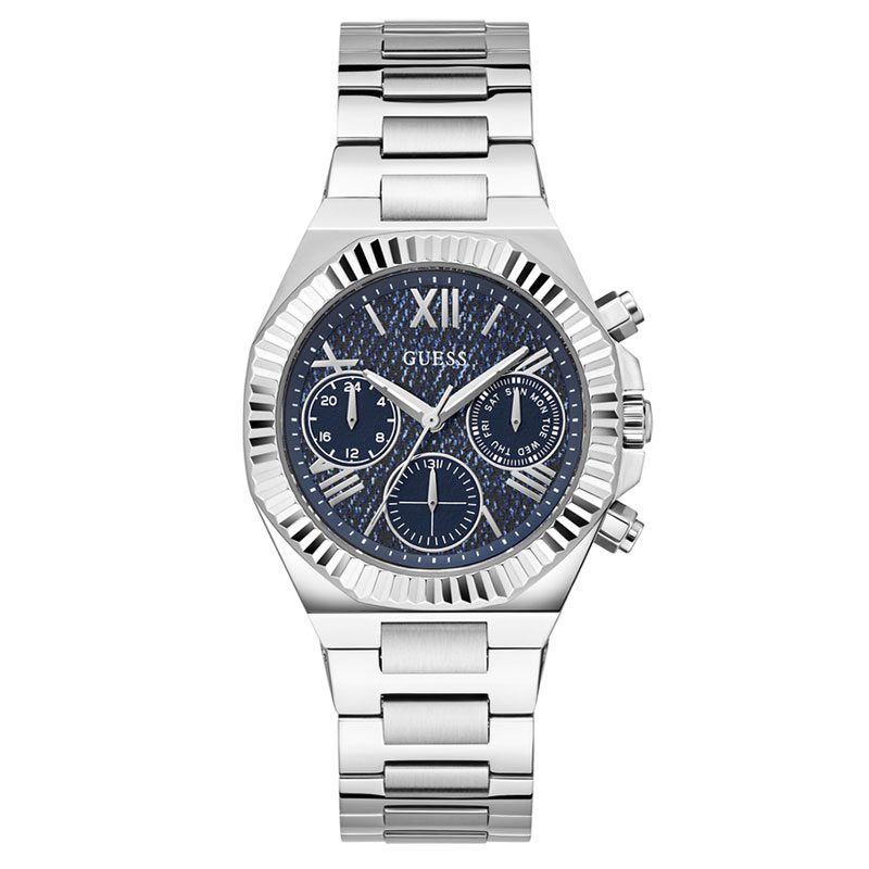 GUESS Silver Tone Multi-function Ladies Watch - GW0769L1
