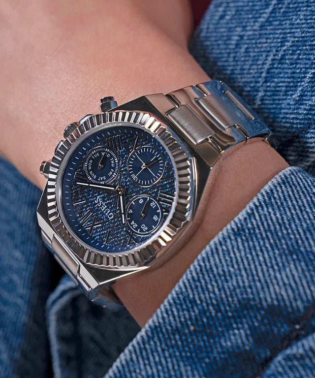 GUESS Silver Tone Multi-function Ladies Watch - GW0769L1