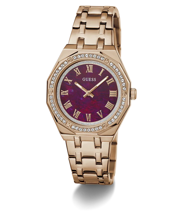GUESS Rose Gold Tone Analog Ladies Watch - GW0770L3