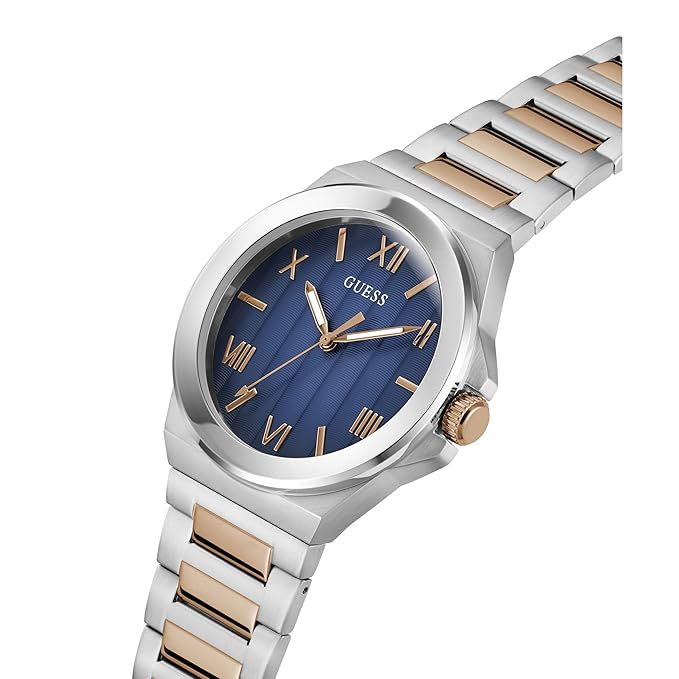 GUESS Mens 2-Tone Silver Tone Analog Watch - GW0789G4
