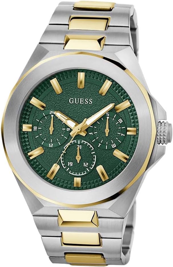 GUESS 2-Tone Multi-function Mens Watch - GW0798G3