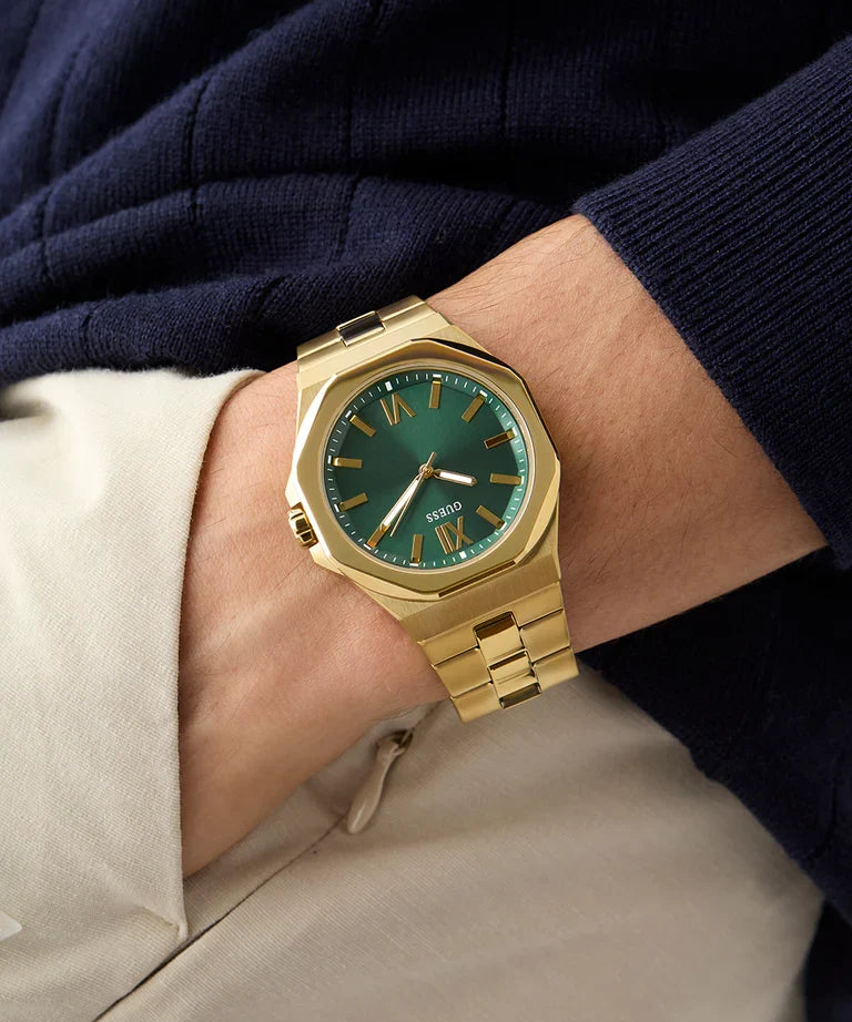 GUESS Gold Tone Analog Mens Watch - GW0849G2