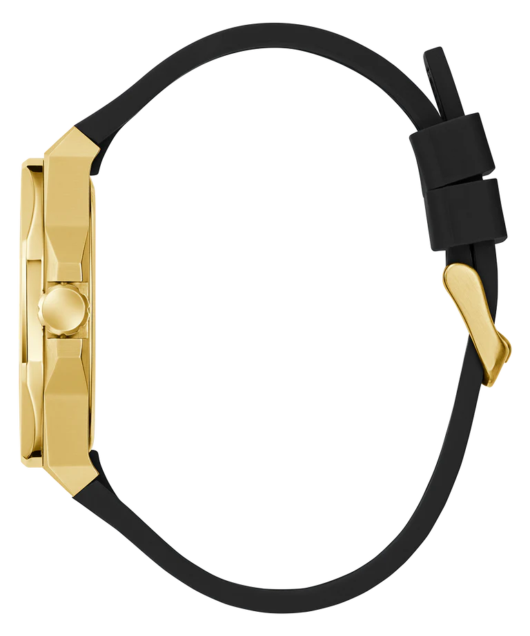 GUESS Black Gold Tone Analog Mens Watch - GW0850G2