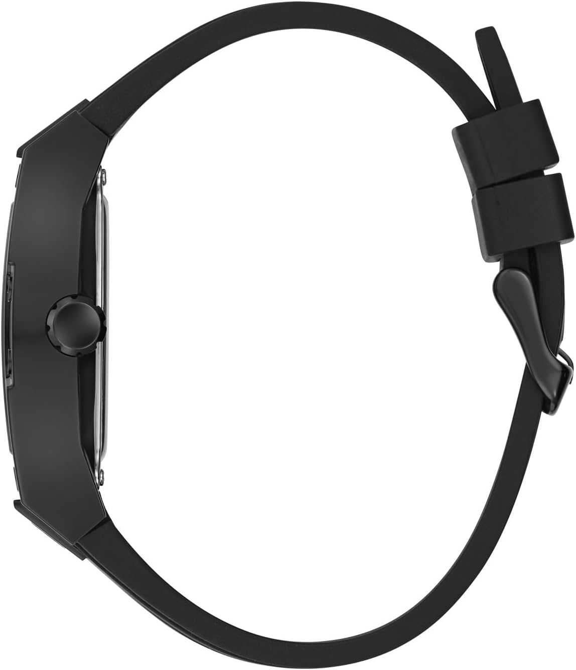 GUESS Black Silicone & Multicolor Dial Men's Watch - GW0857G1