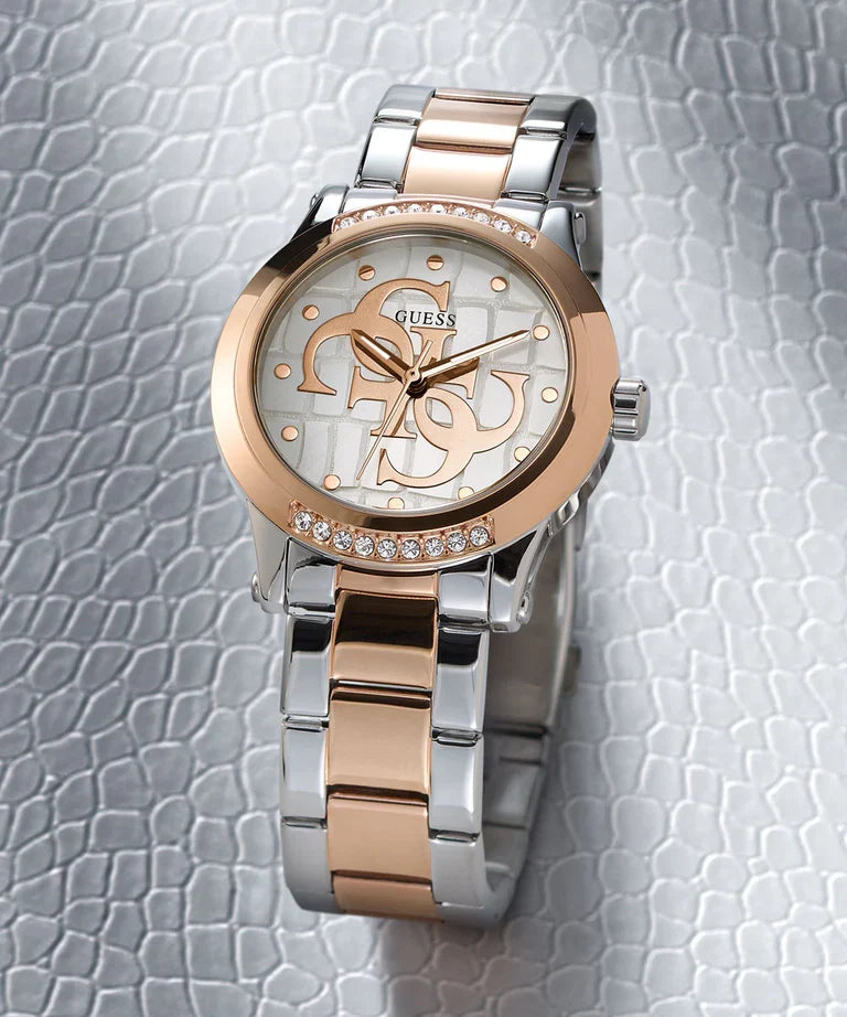 GUESS 2-Tone Analog Ladies Watch - GW0861L5