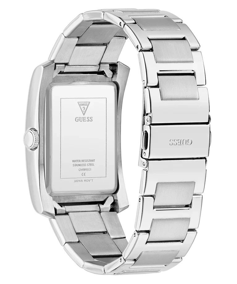 GUESS Silver Tone Analog Mens Watch - GW0896G1