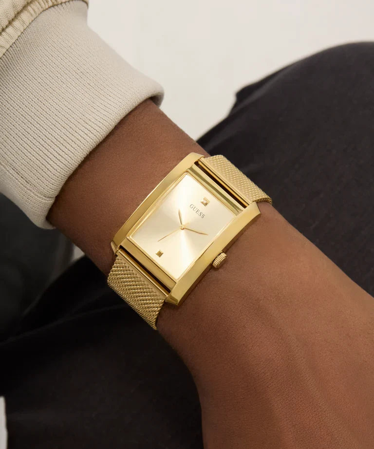 GUESS Gold Tone Analog Mens Watch - GW0898G1