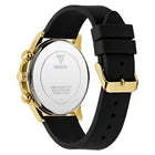 Guess Gold-Tone and Black Silicone Multifunction Men's Watch - GW0913G2