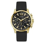 Guess Gold-Tone and Black Silicone Multifunction Men's Watch - GW0913G2