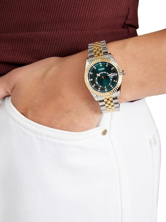 GUESS Jada 2-Tone Multi-function Date Ladies Watch - GW0936L3