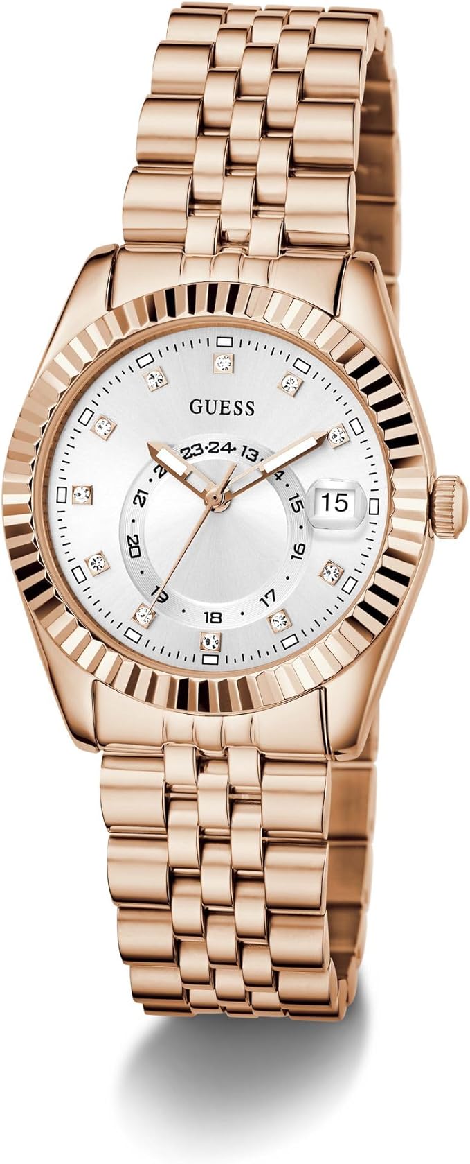 GUESS Jada Rose Gold Tone Multi-function Date Ladies Watch - GW0936L4