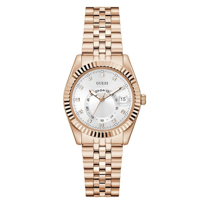 GUESS Jada Rose Gold Tone Multi-function Date Ladies Watch - GW0936L4