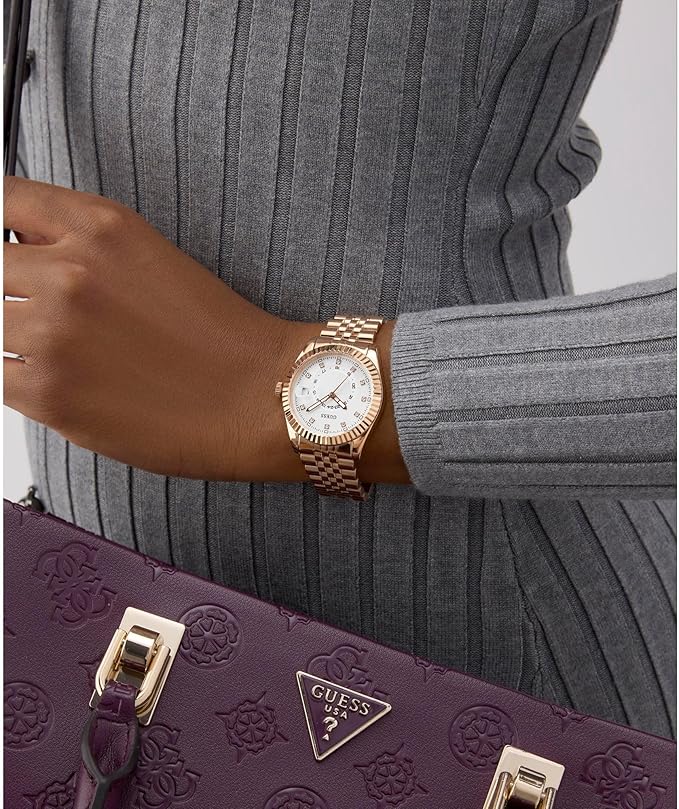 GUESS Jada Rose Gold Tone Multi-function Date Ladies Watch - GW0936L4