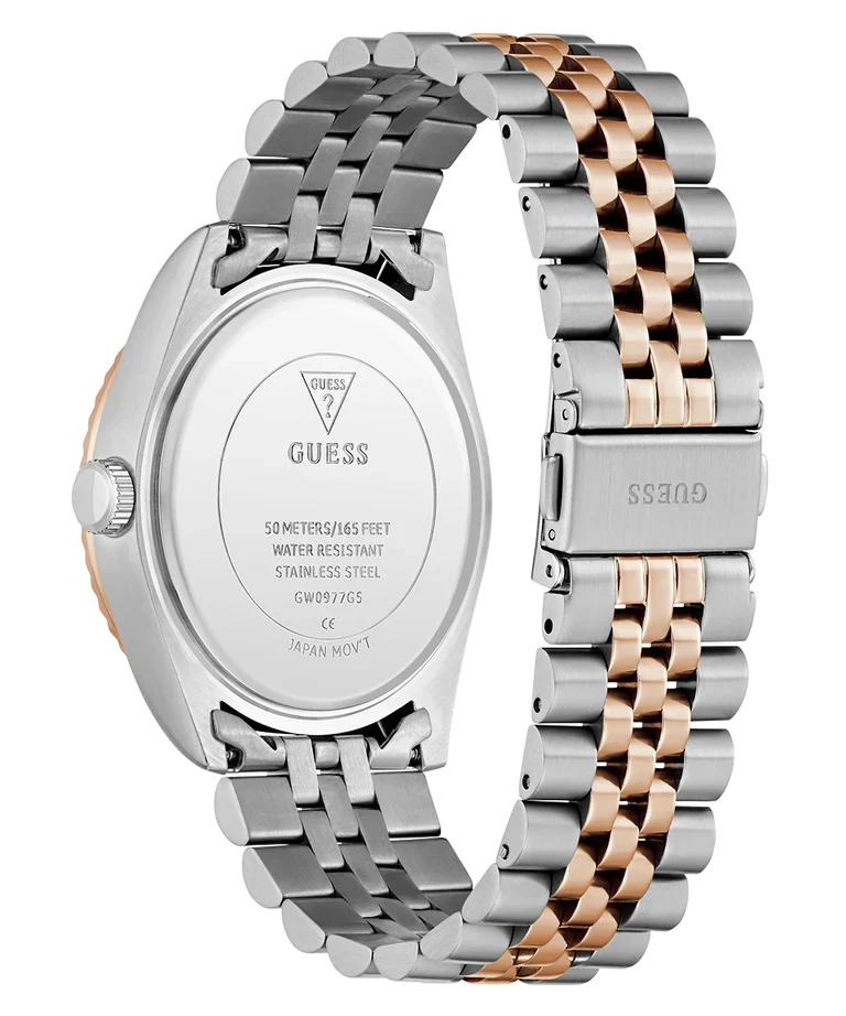 GUESS Jaden 2-Tone Multi-function Date Mens Watch - GW0977G5