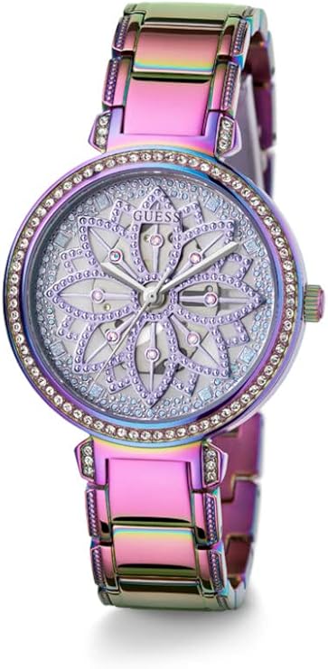 Guess Lily Iridescent Round Dial Analog Women Watch - GW0528L4