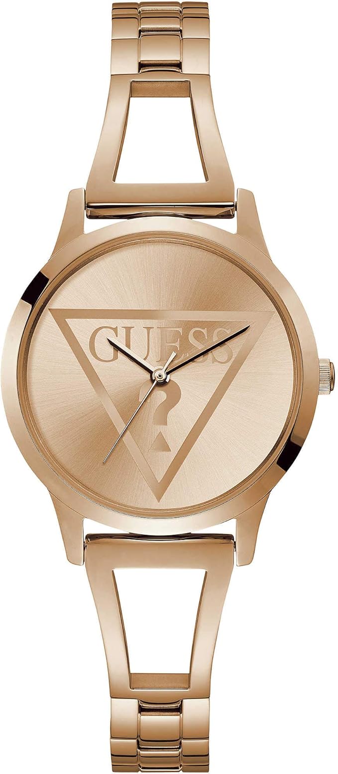 Guess Lola PVD Rose Gold Plated Bracelet Ladies Watch - W1145L4