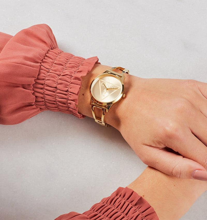 Guess Lola PVD Rose Gold Plated Bracelet Ladies Watch - W1145L4