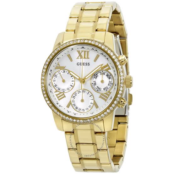 Guess Mini Sunrise Diamond All Gold Ladies Watch W0623L3
