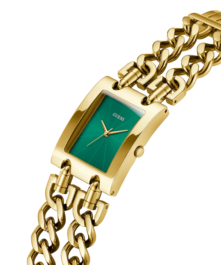 GUESS MOD HEAVY METAL Gold Tone Analog Ladies Watch - GW0740L2