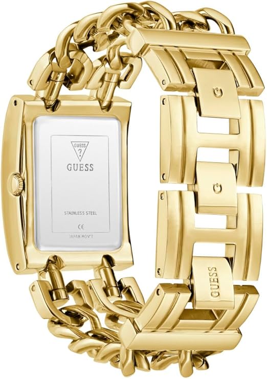 GUESS MOD HEAVY METAL Gold Tone Analog Ladies Watch - GW0740L2