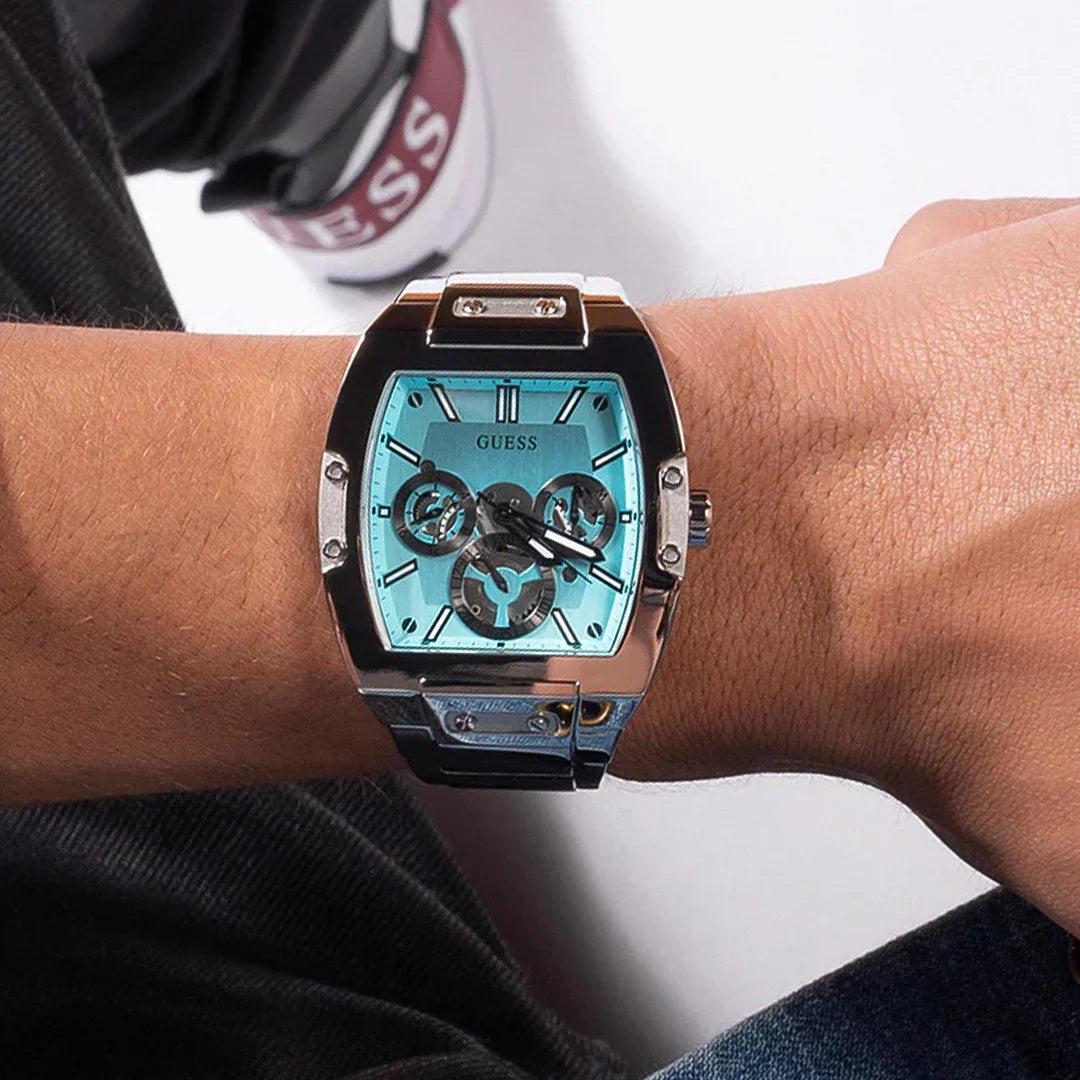 Guess Phoenix Quartz Blue Dial Men's Watch - GW0456G4