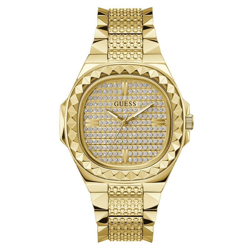 Guess Rebel Gold Tone Analog Men's Watch - GW0622G1