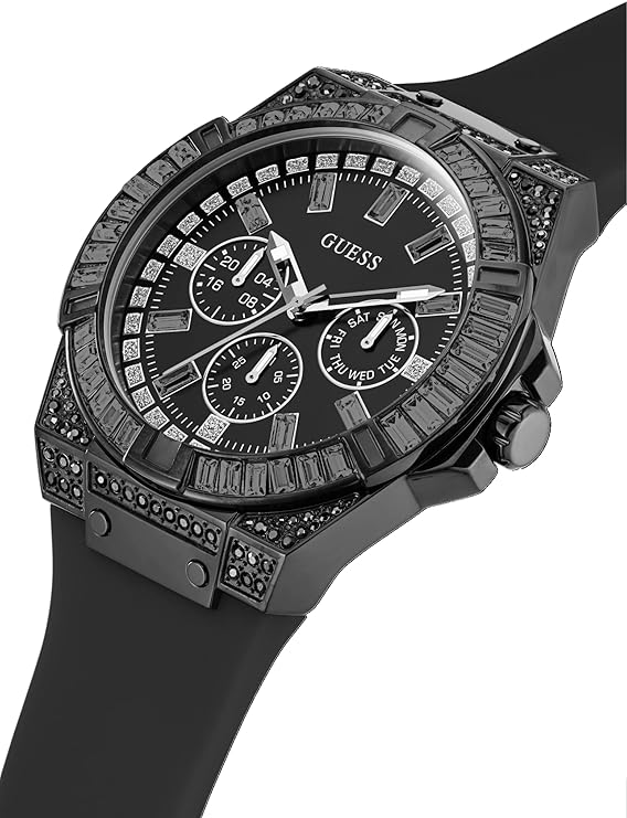 Guess Sport Black Silcone Strap Watch - GW0208G5