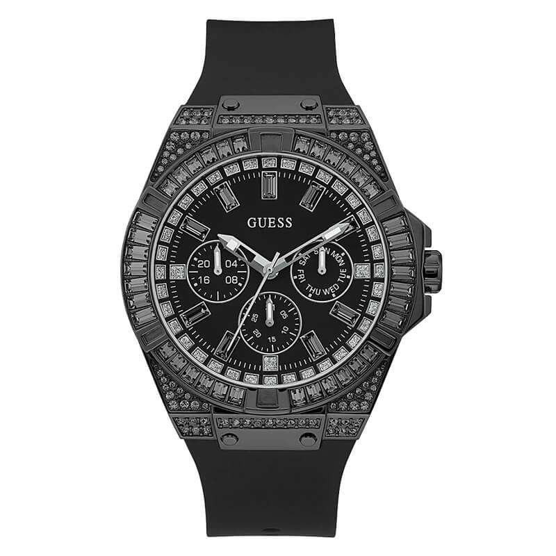 Guess Sport Black Silcone Strap Watch - GW0208G5