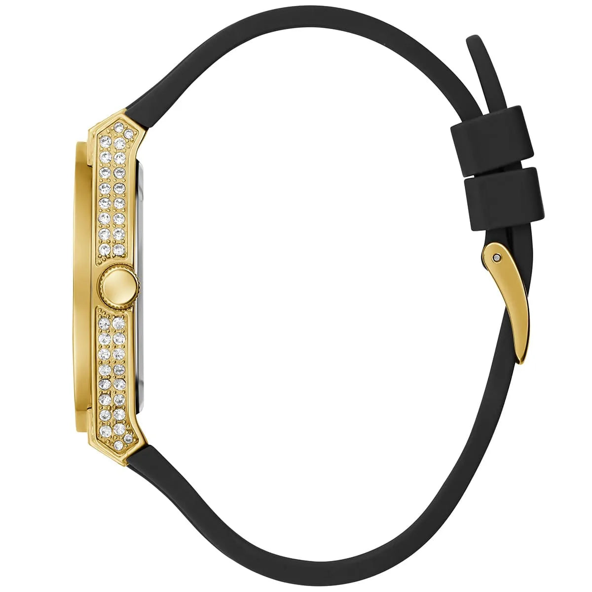 Guess Gold Tone Multifunction Crystallized Women's Watch - GW0439L2