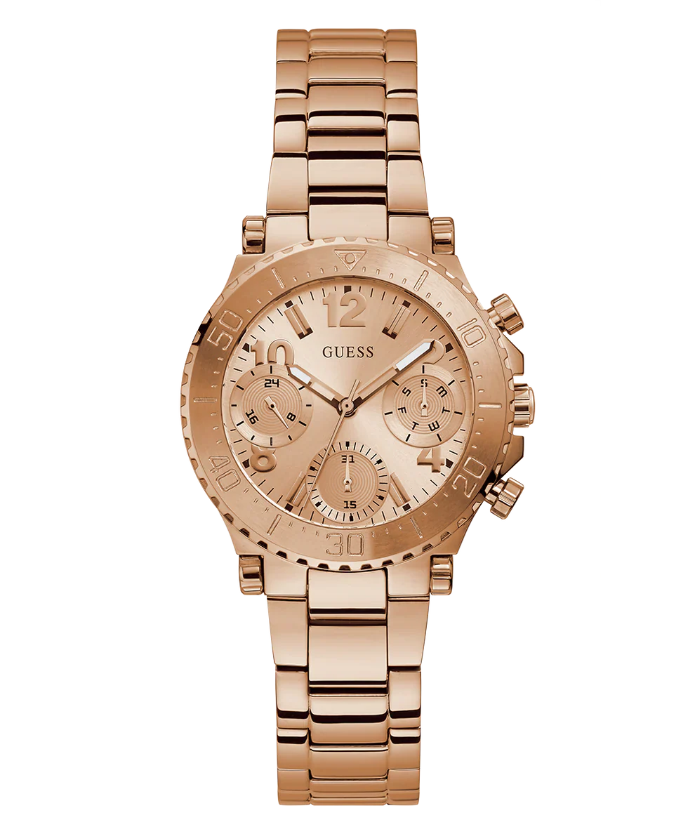 Guess Cosmic Rose gold Round Dial Multi-function Women Watch - GW0465L2