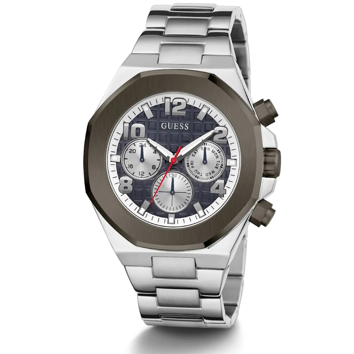 Guess Legacy Chronograph Silver Men's Watch 45mm - GW0489G1