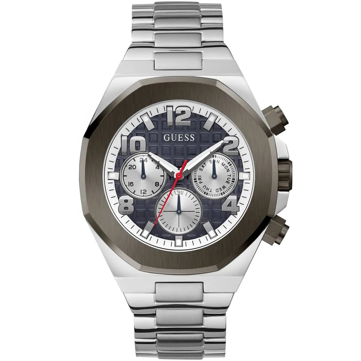 Guess Legacy Chronograph Silver Men's Watch 45mm - GW0489G1