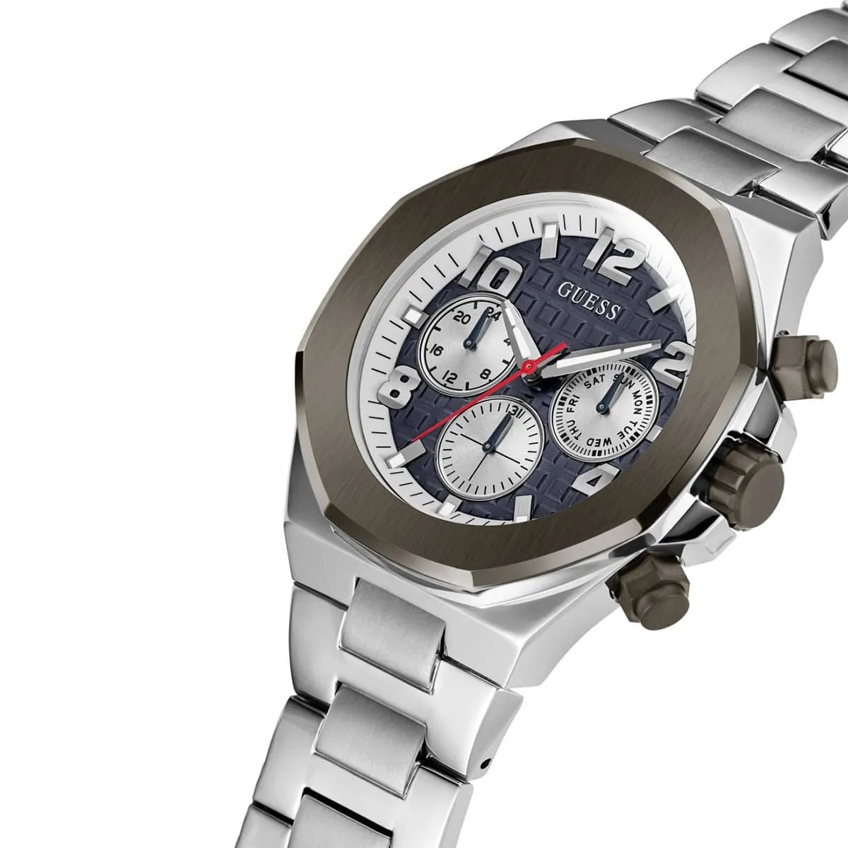Guess Legacy Chronograph Silver Men's Watch 45mm - GW0489G1