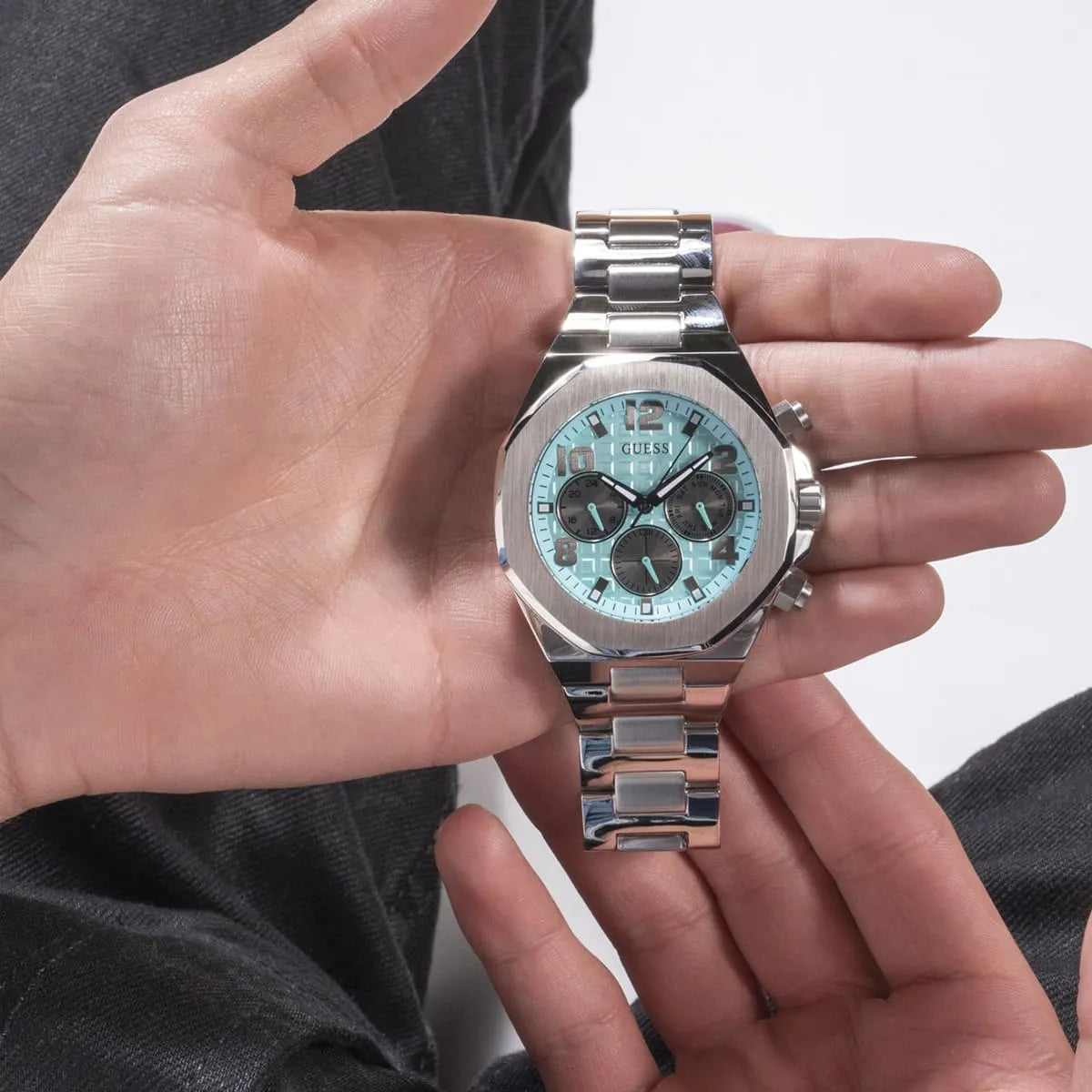 Guess Silver Men's Watch - GW0489G3