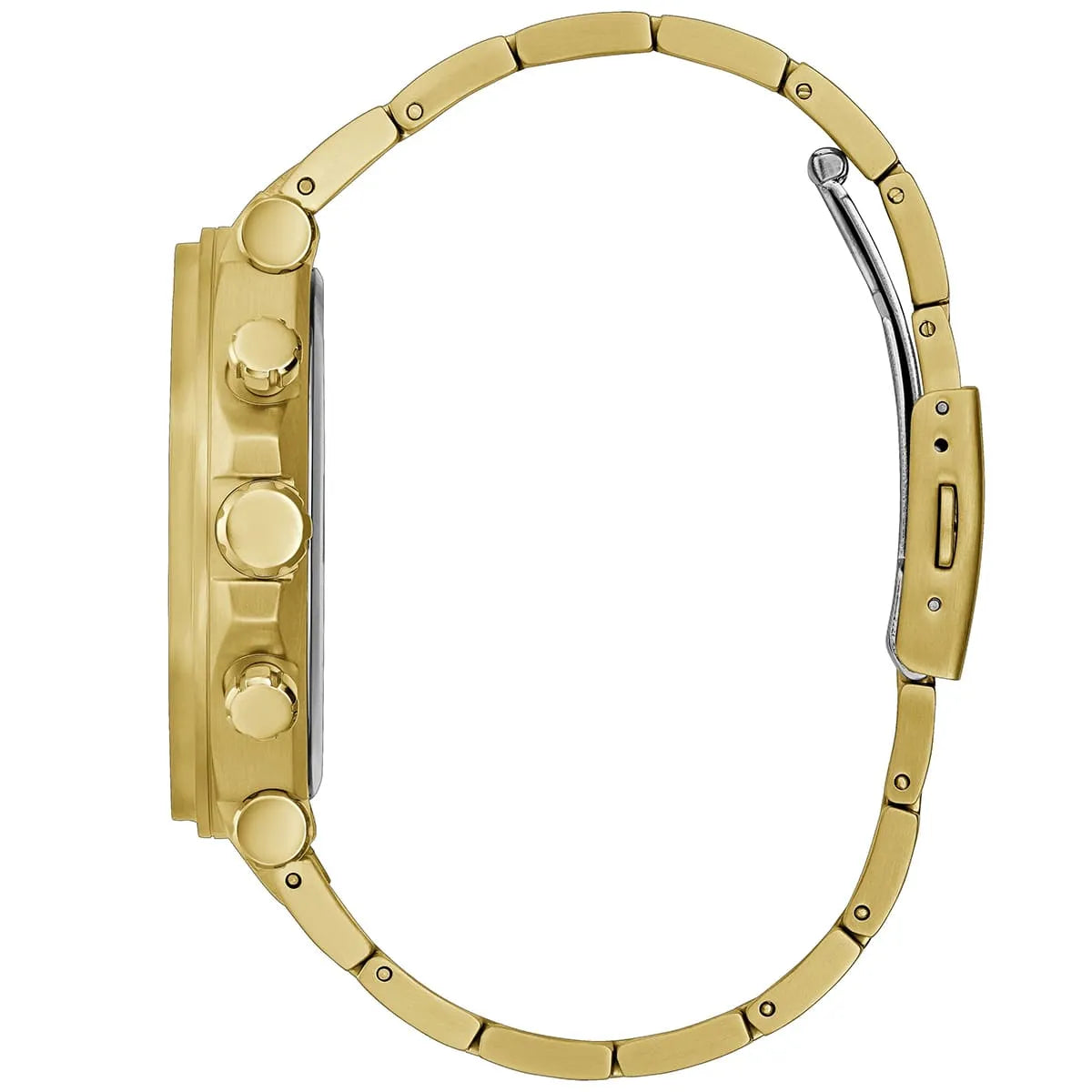 Guess Black Dial Gold Tone Stainless Men's Watch - GW0539G2