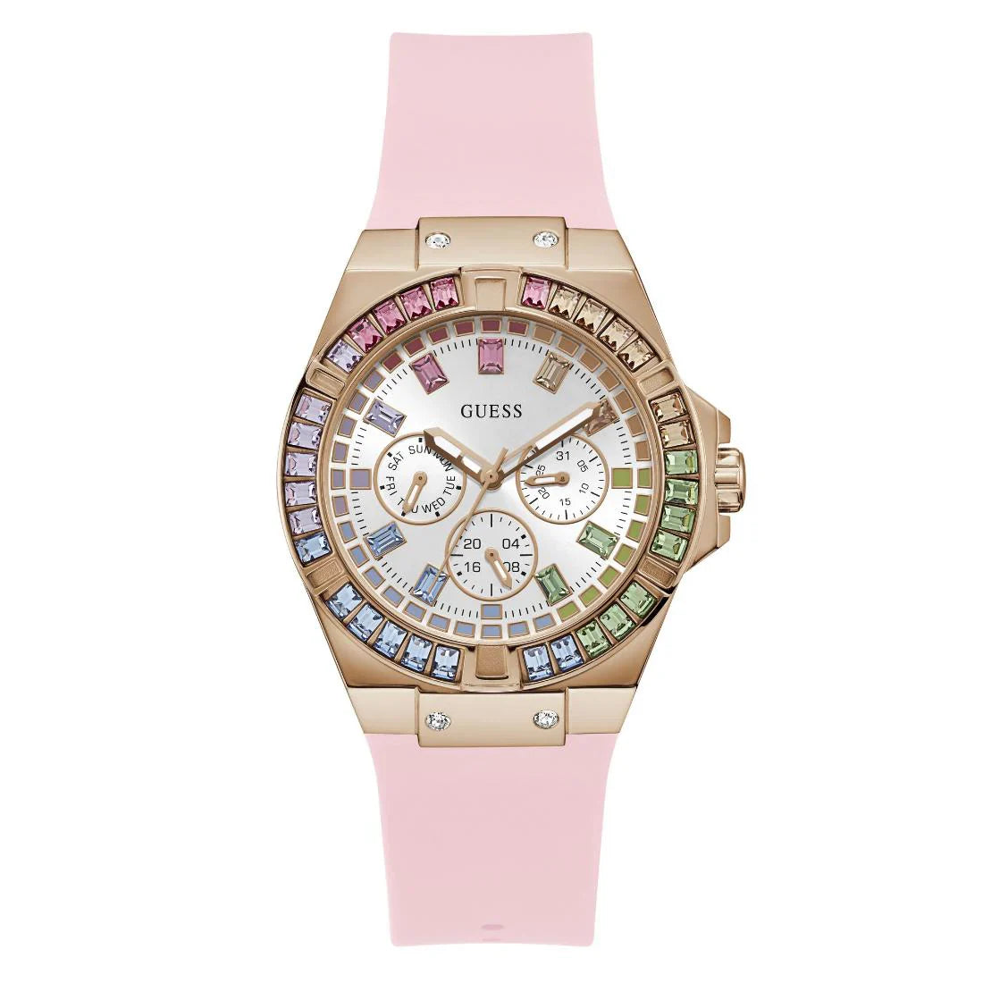 Guess 39mm White Dial Analog Women Watch - GW0541L2