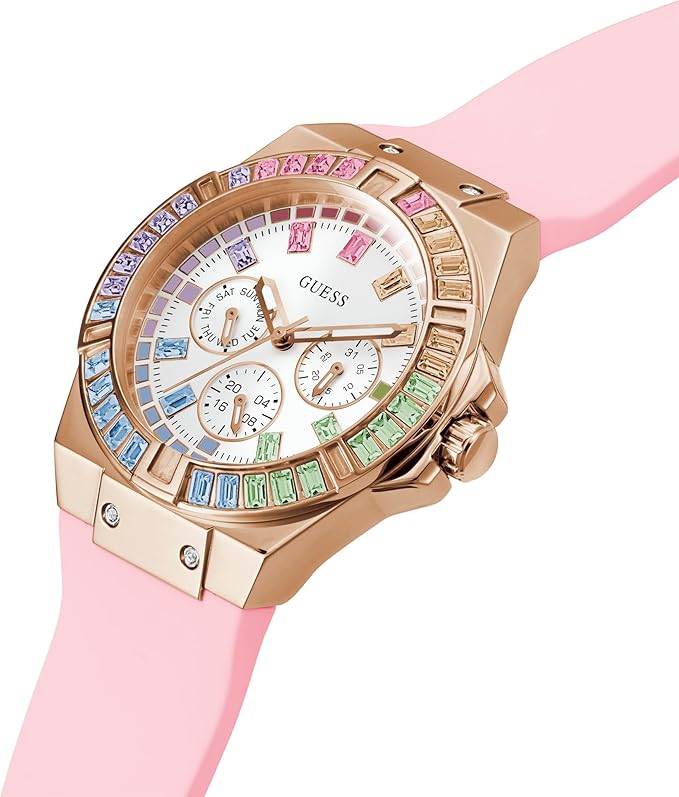 Guess 39mm White Dial Analog Women Watch - GW0541L2